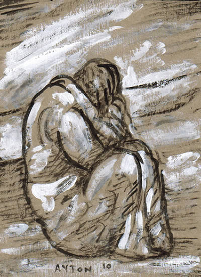 Huddled Figure by William T. Ayton