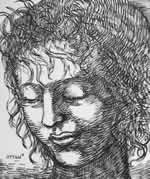 Head Inspired by Leonardo's Leda by William T. Ayton