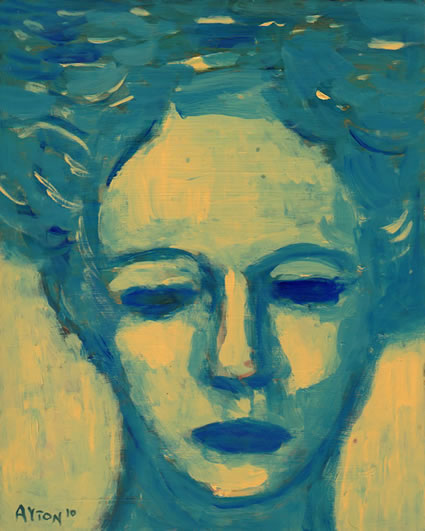 Melancholia in Blue by William T. Ayton