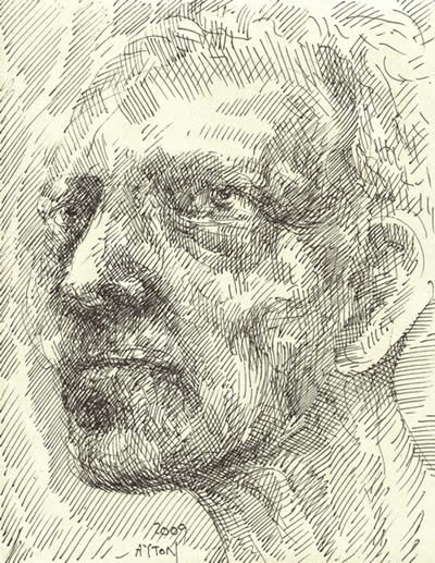 Head of an Old Man by William T. Ayton