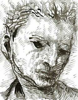 Sketch of a Man's Head
