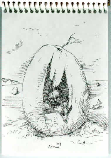 Figure in an Egg by William T. Ayton