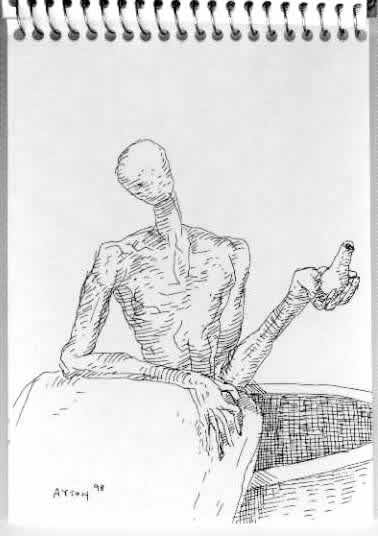 Figure with Bottle by William T. Ayton
