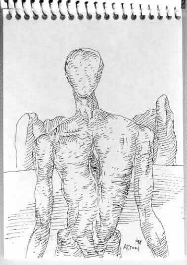 Figure with an Eye in his Chest by William T. Ayton