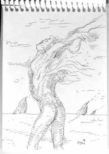 Winged Tree Figure by William T. Ayton